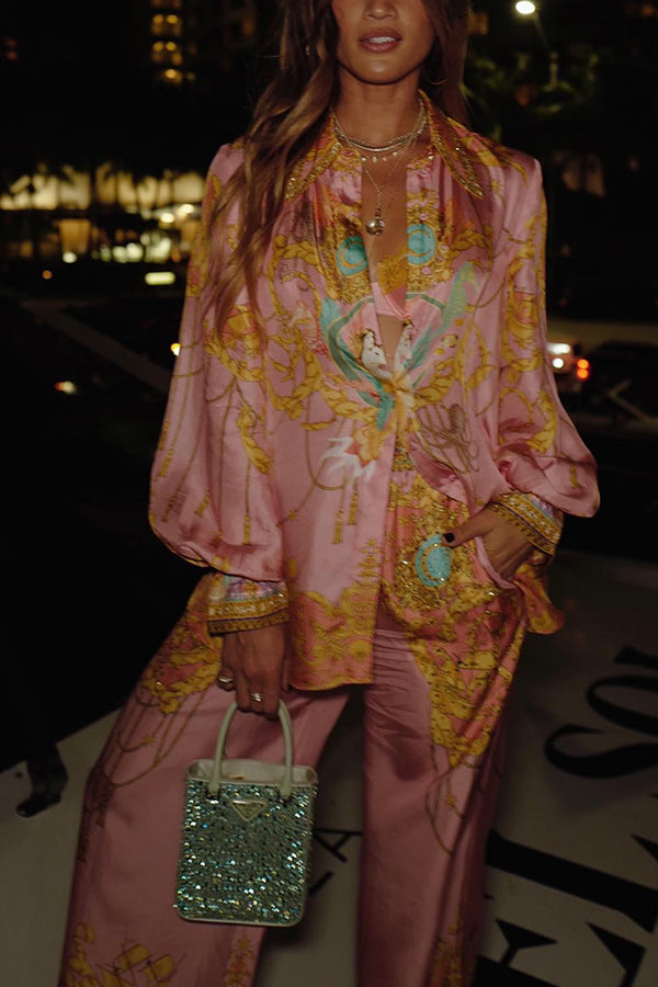 Zafira | Luxury Printed Loungewear Set