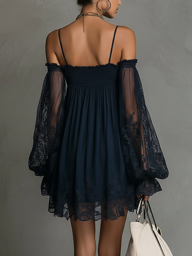 Lorena | Off Shoulder Lace Dress