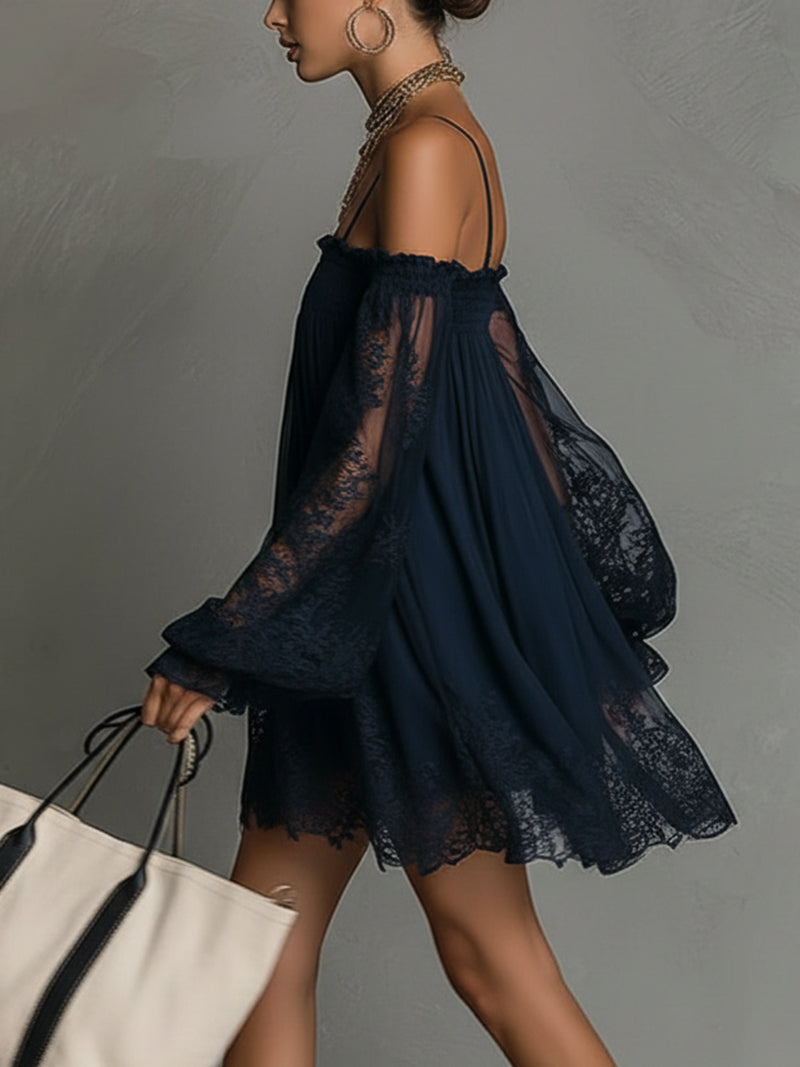 Lorena | Off Shoulder Lace Dress