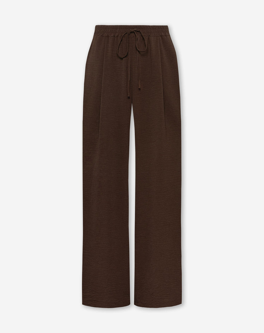 Julie | Brown wide-leg trousers