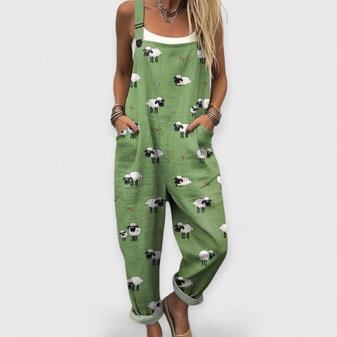 Comfortable Printed Jumpsuit