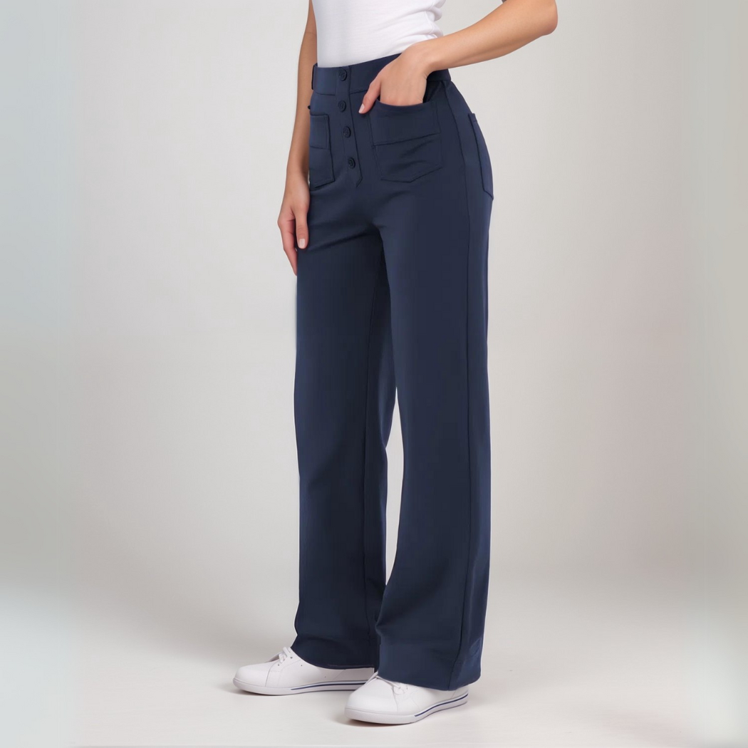 Elsa | Flexible high-waisted trousers