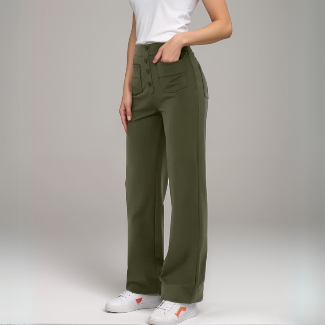 Elsa | Flexible high-waisted trousers