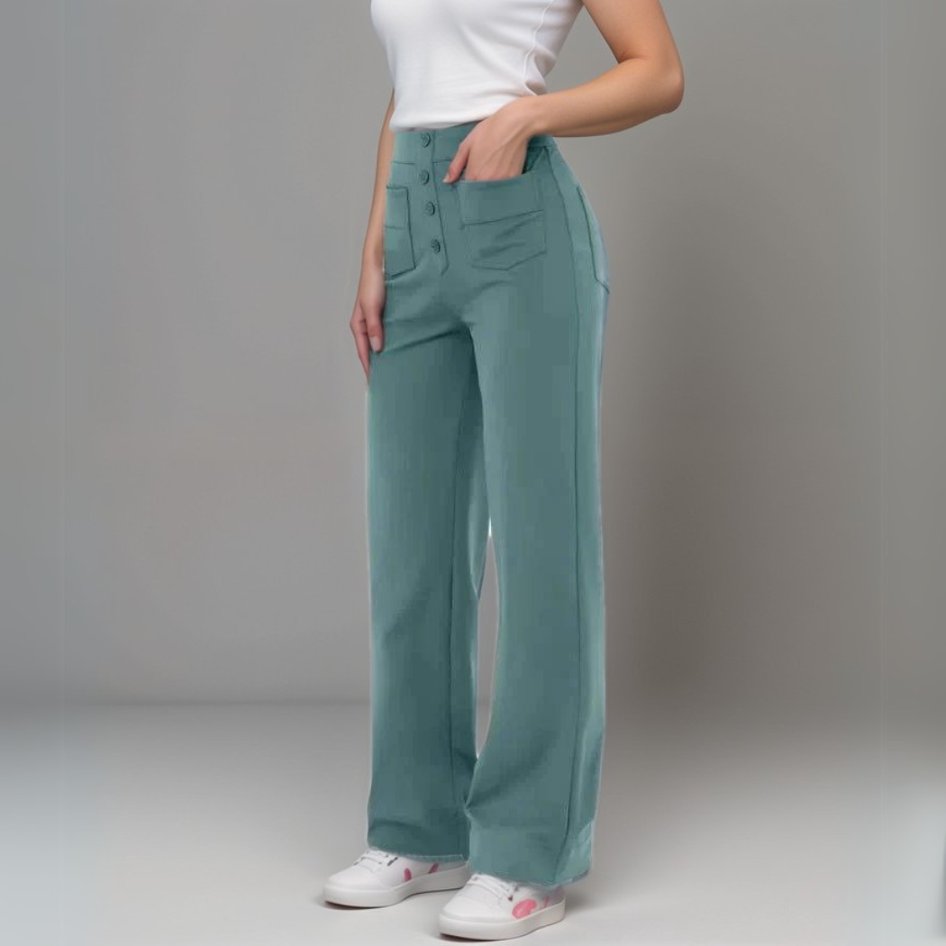 Elsa | Flexible high-waisted trousers