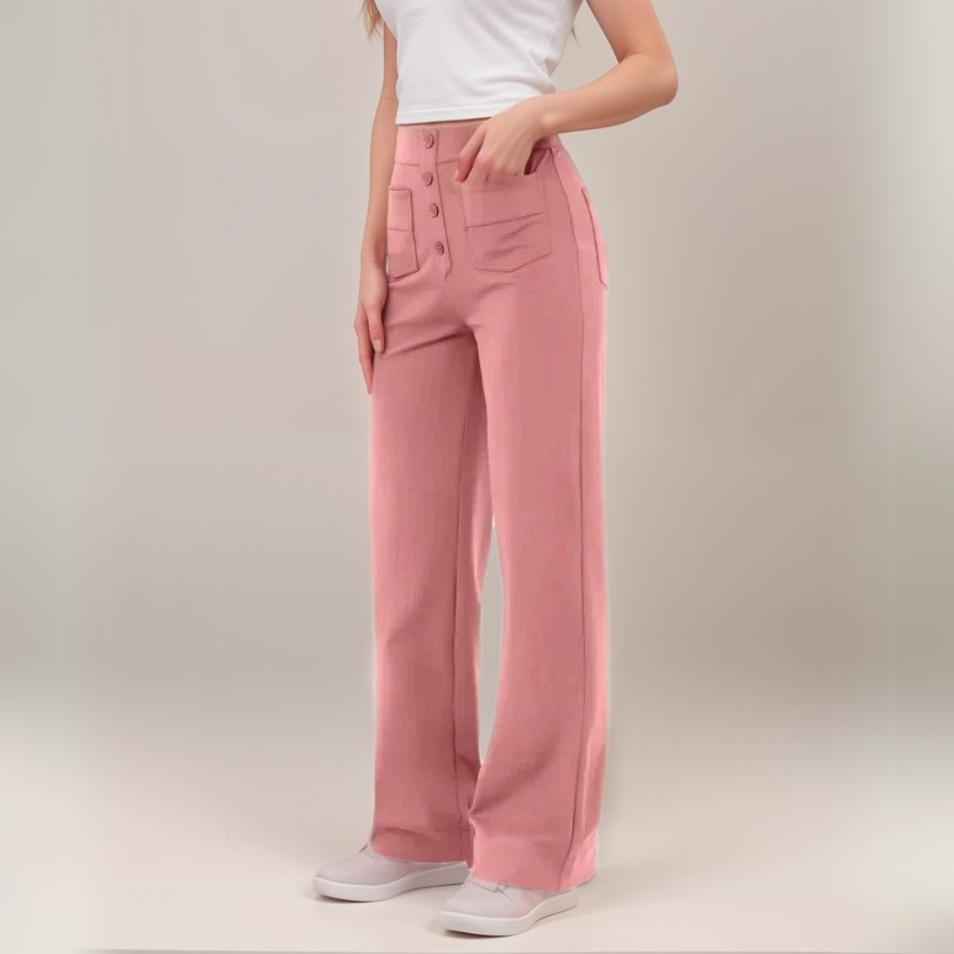 Elsa | Flexible high-waisted trousers