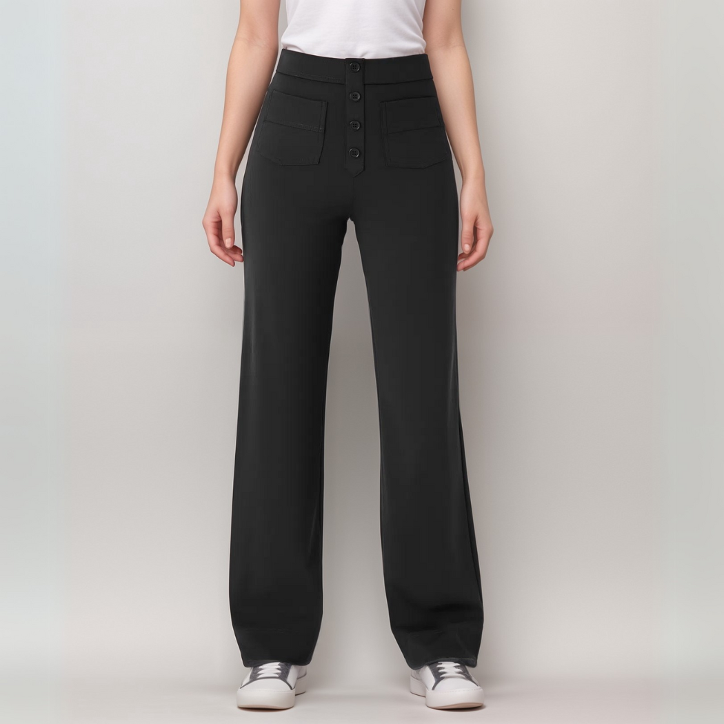 Elsa | Flexible high-waisted trousers
