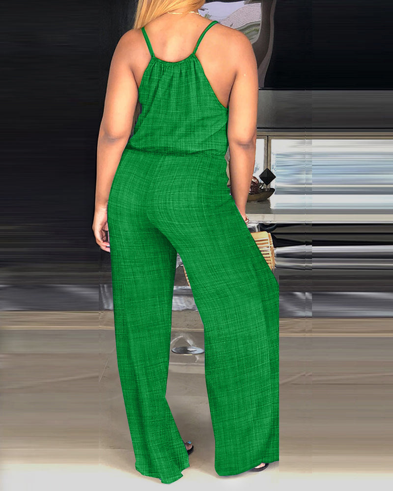Sophie | Strapped Jumpsuit with Adjustable Waist