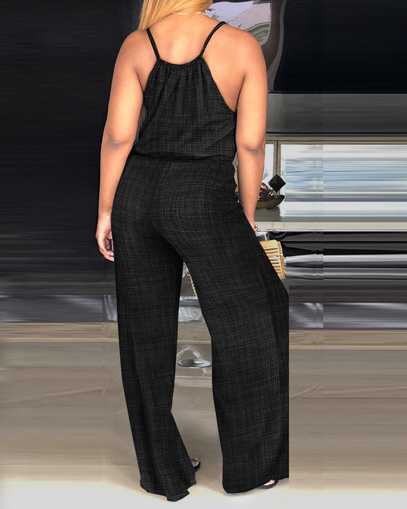 Sophie | Strapped Jumpsuit with Adjustable Waist