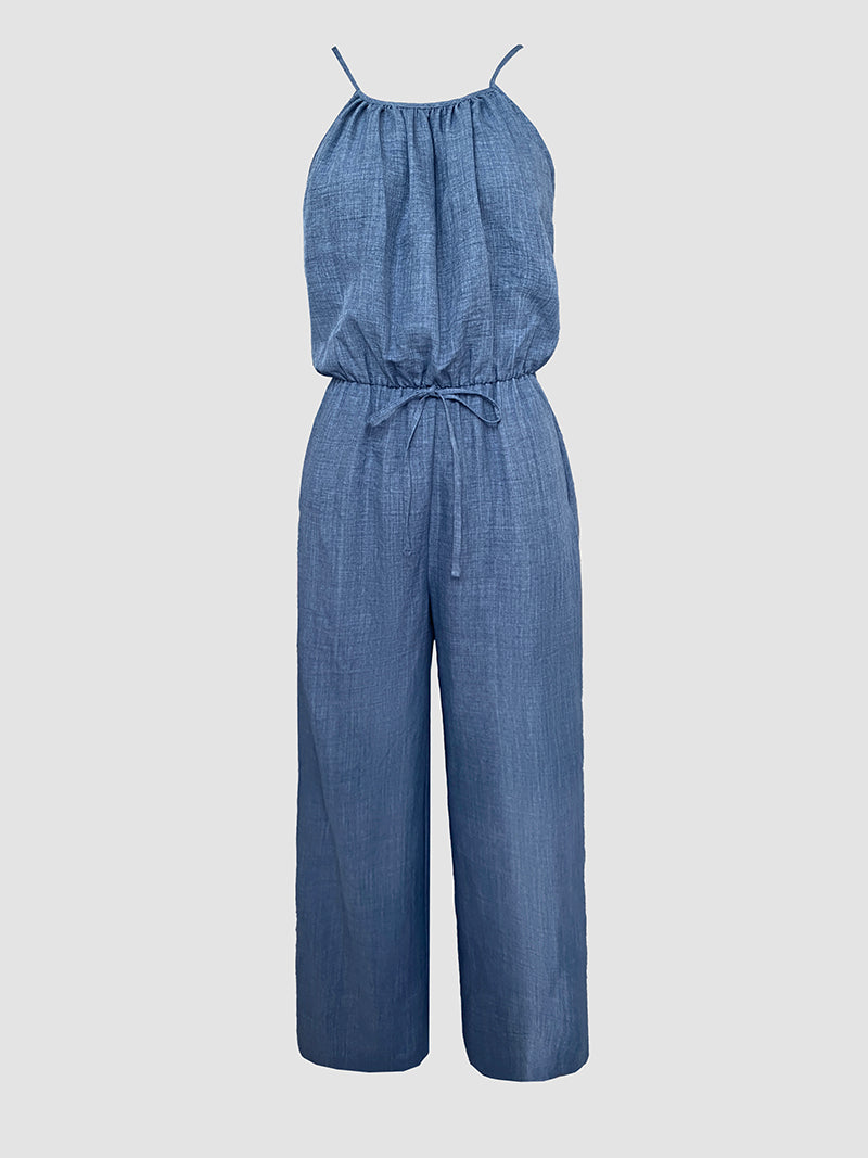 Sophie | Strapped Jumpsuit with Adjustable Waist