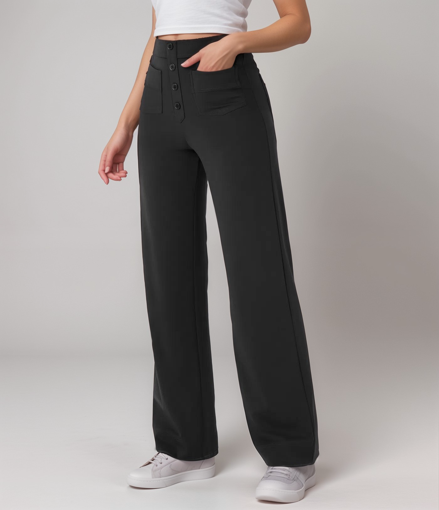Elsa | Flexible high-waisted trousers