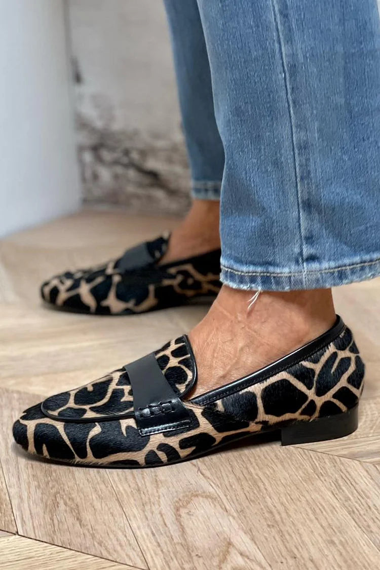 Nora | unique low-heeled loafers