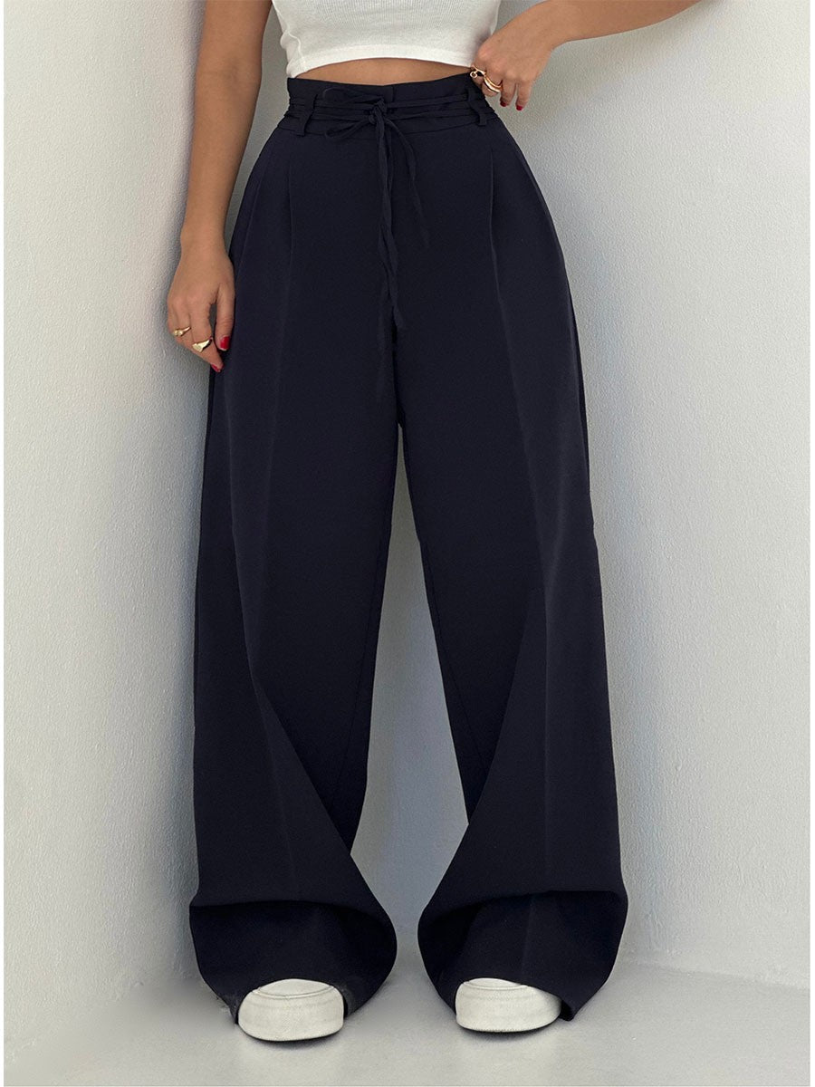 Stefania - High-waisted wide-leg trousers