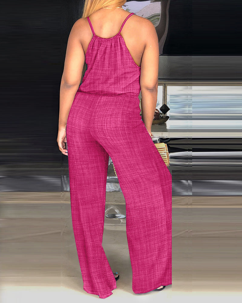 Sophie | Strapped Jumpsuit with Adjustable Waist