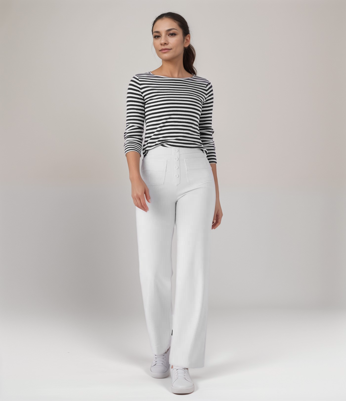 Elsa | Flexible high-waisted trousers