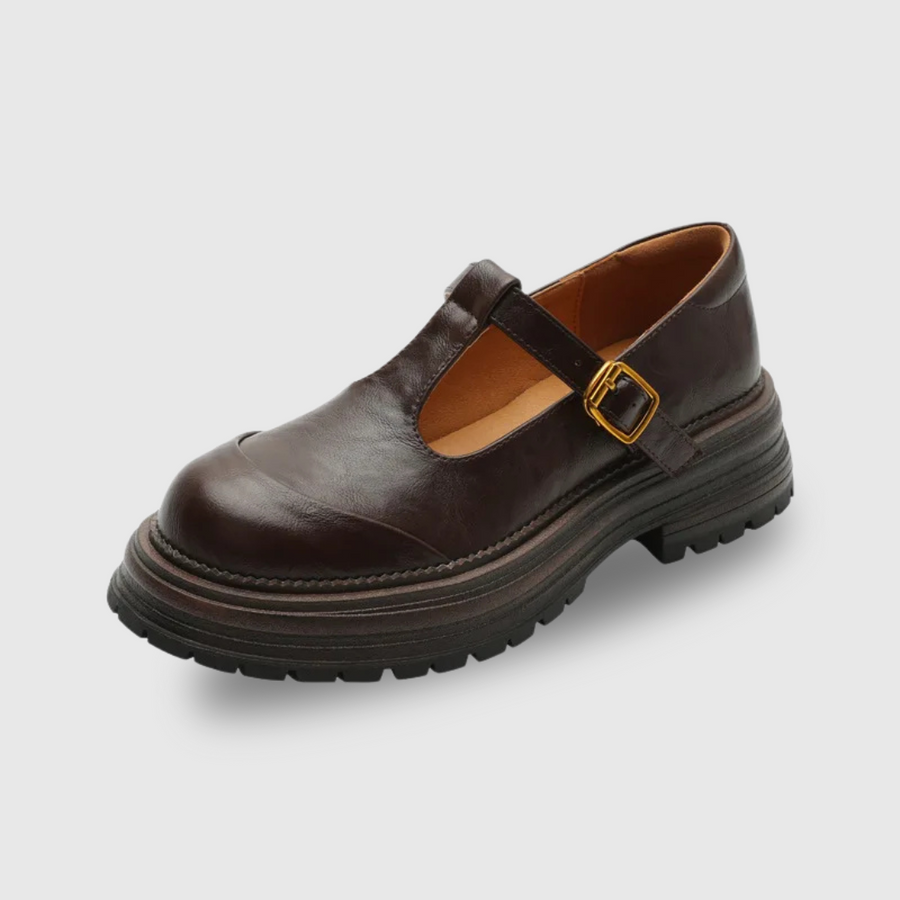 Kinga | Orthopedic shoes with T-strap