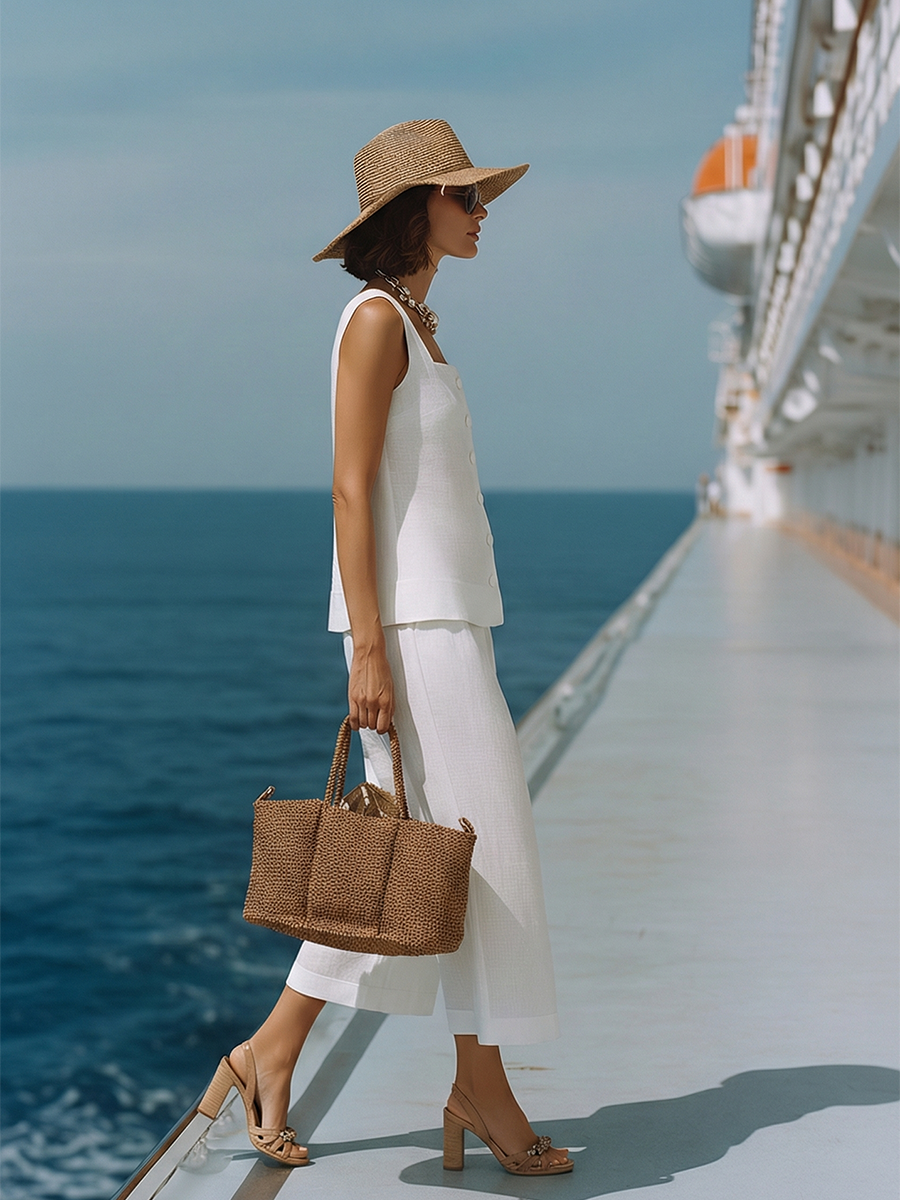Claire | Elegant Top and Trousers Set