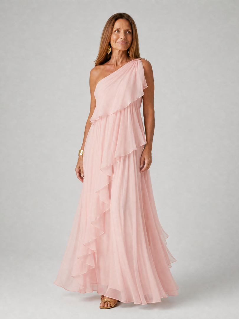 Tracey | Elegancka Sukienka z Falbanami