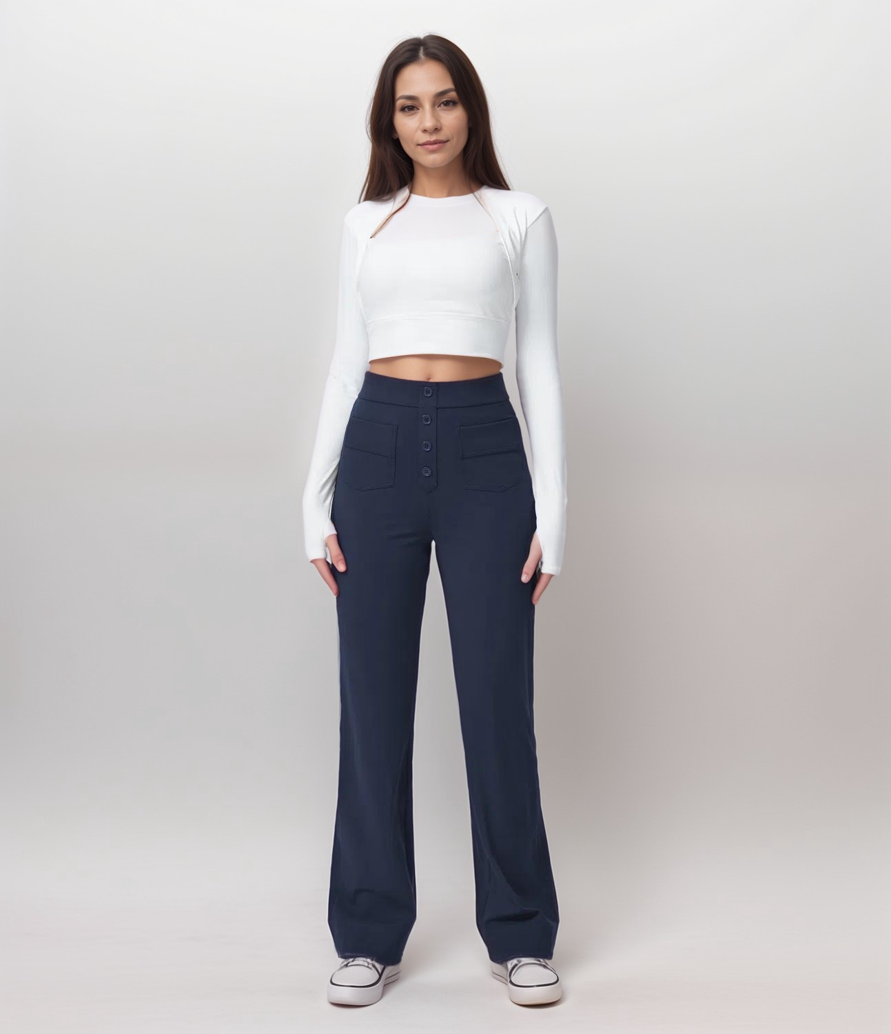 Elsa | Flexible high-waisted trousers