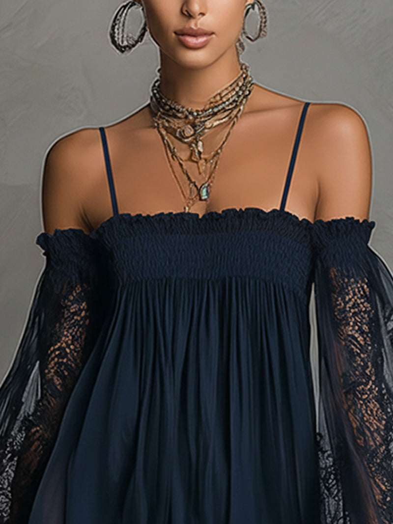 Lorena | Off Shoulder Lace Dress