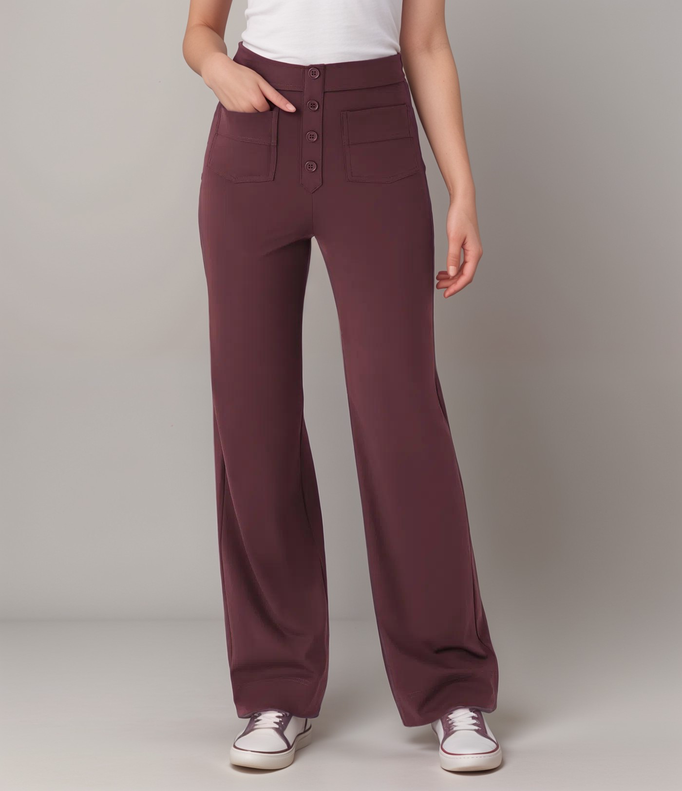 Elsa | Flexible high-waisted trousers