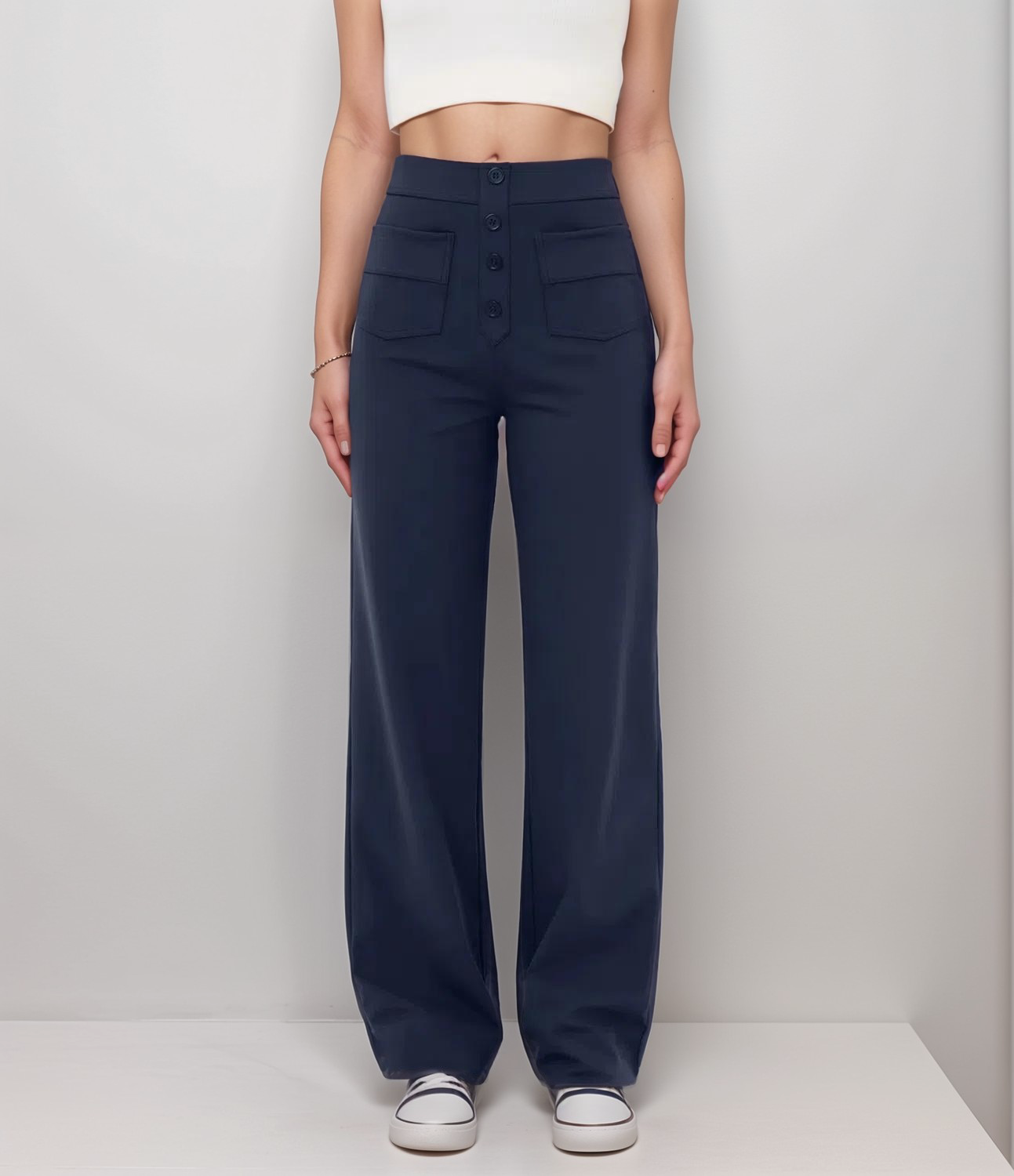 Elsa | Flexible high-waisted trousers