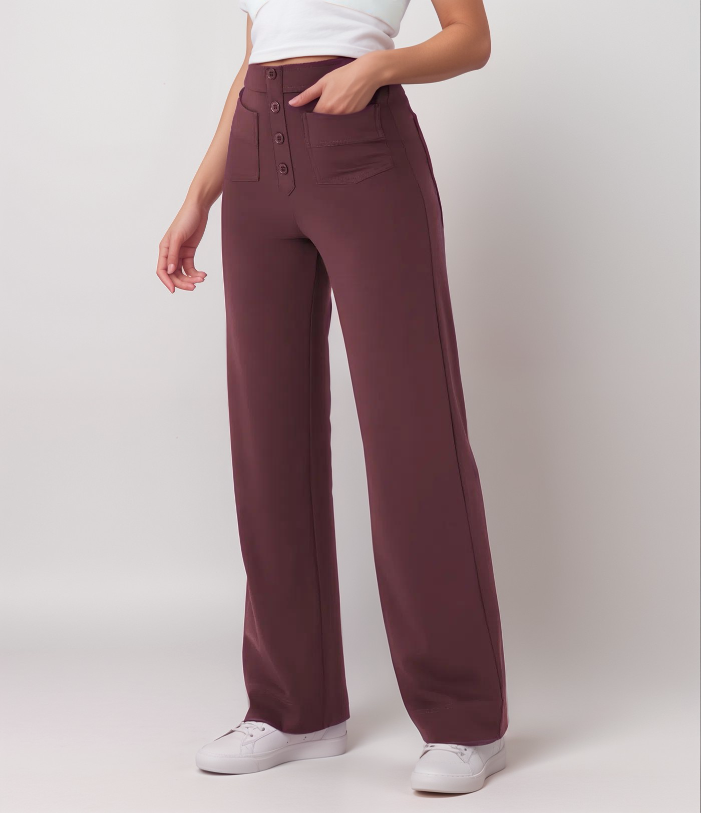 Elsa | Flexible high-waisted trousers