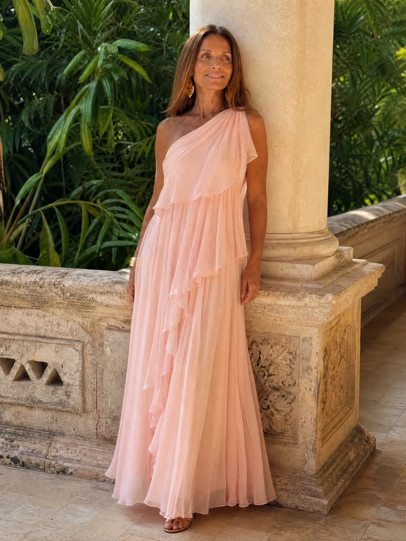 Tracey | Elegancka Sukienka z Falbanami