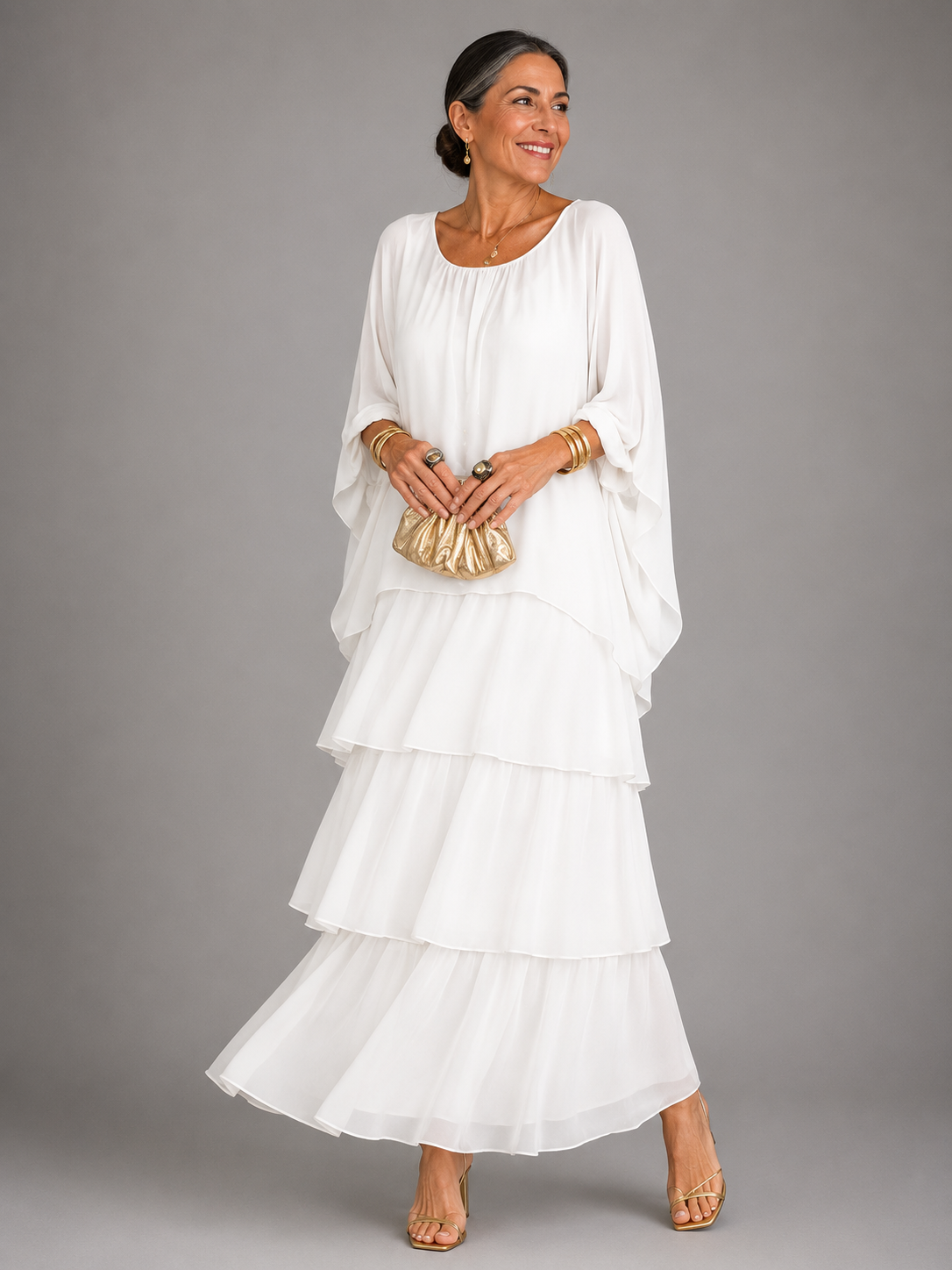 Matilda | Elegancka Zwiewna Sukienka Maxi