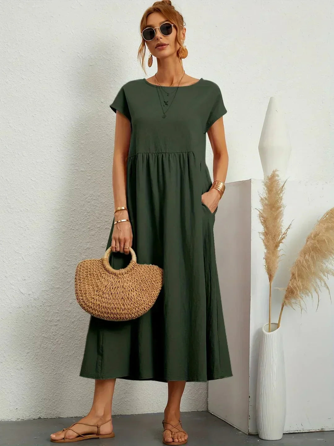 Gabriela | Flowy Midi Dress