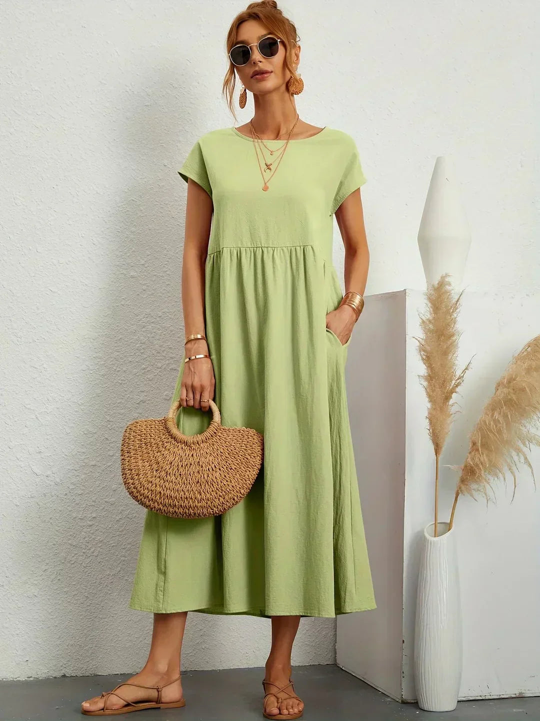 Gabriela | Flowy Midi Dress