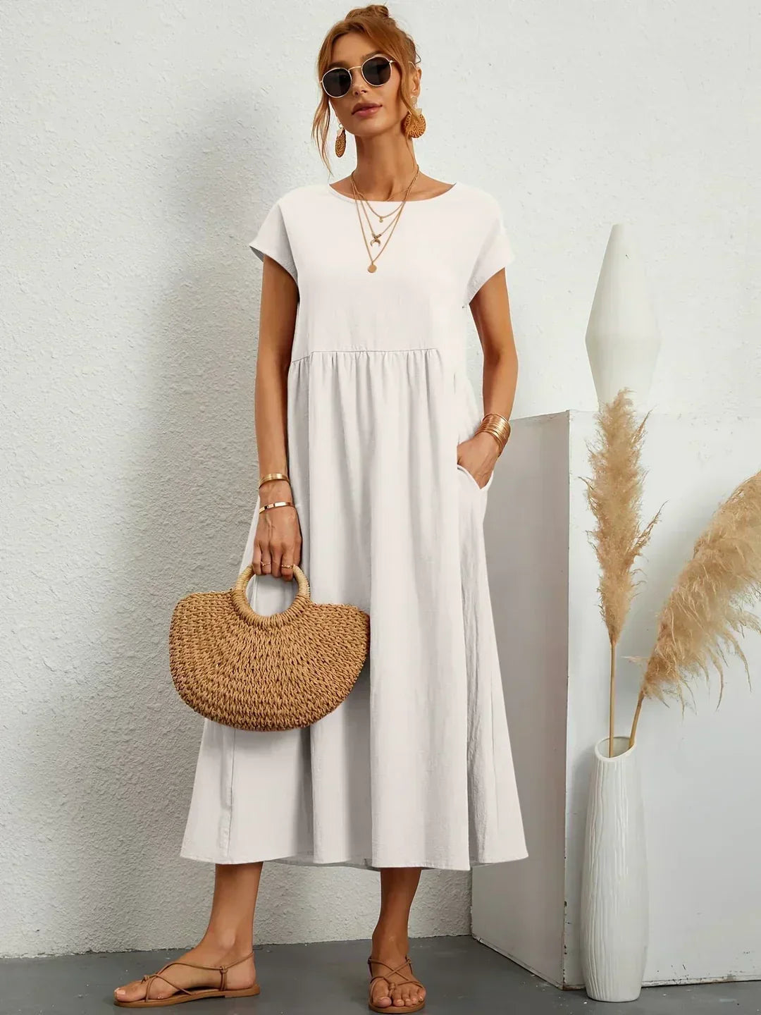 Gabriela | Flowy Midi Dress