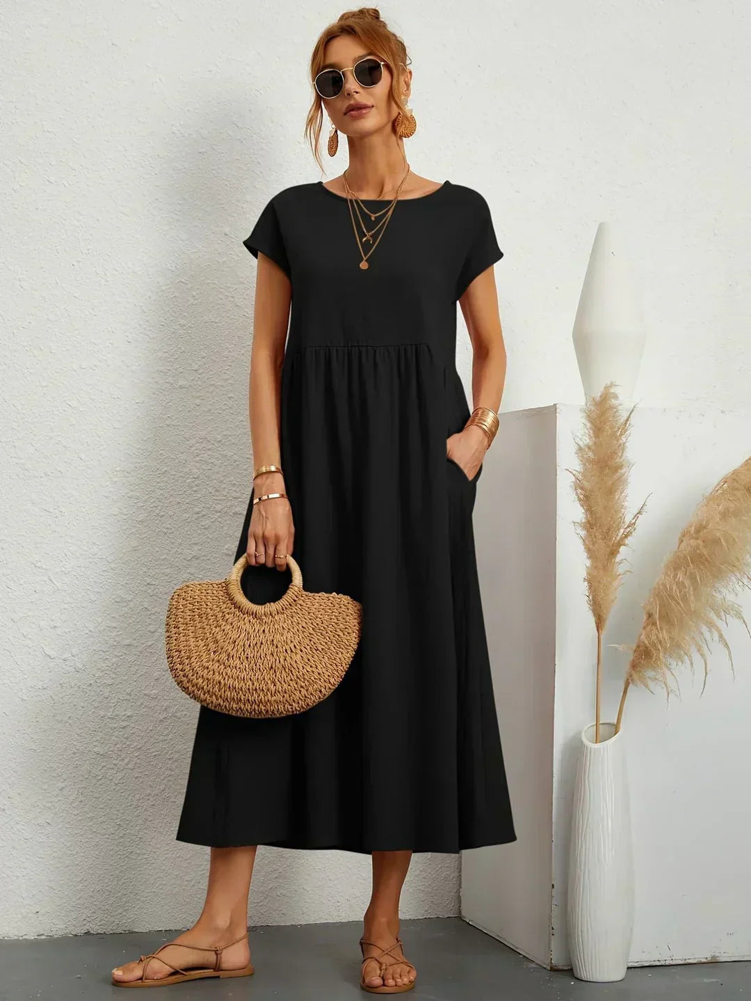 Gabriela | Flowy Midi Dress