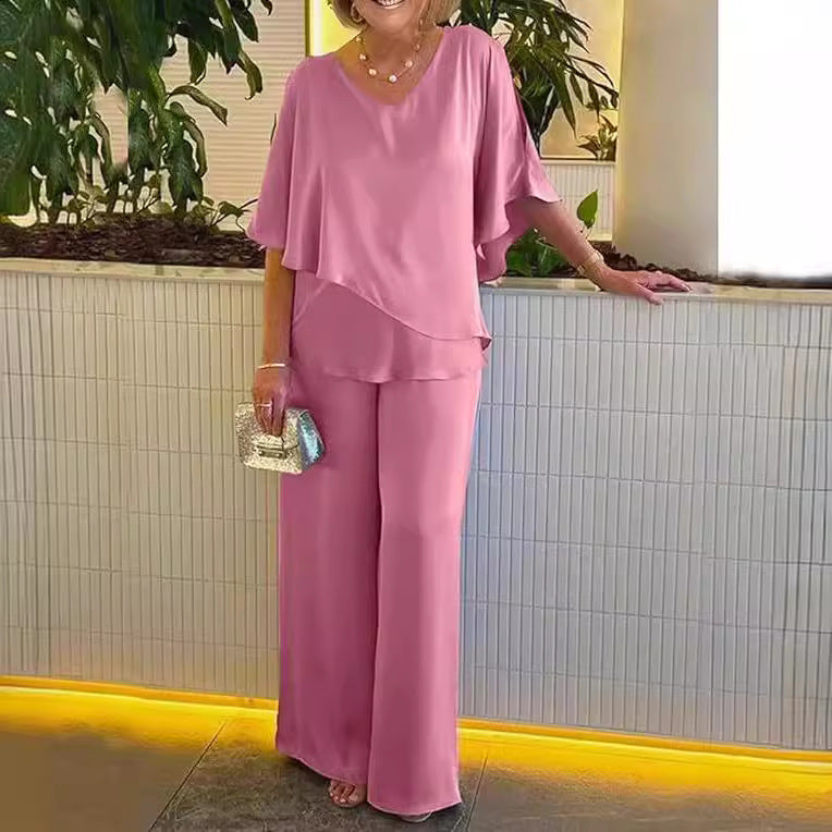 Martha - Comfortable wide-leg set