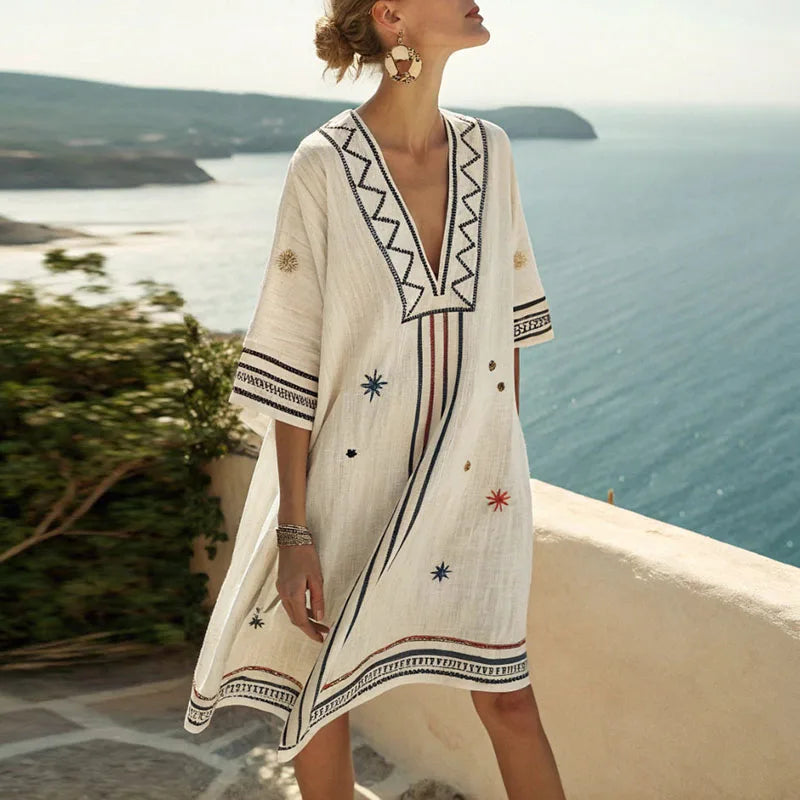 Naomi - An elegant and versatile beach dress for summer days