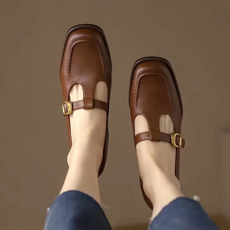 Patrycja | Ortopedyczne buty z paskiem w kształcie litery T