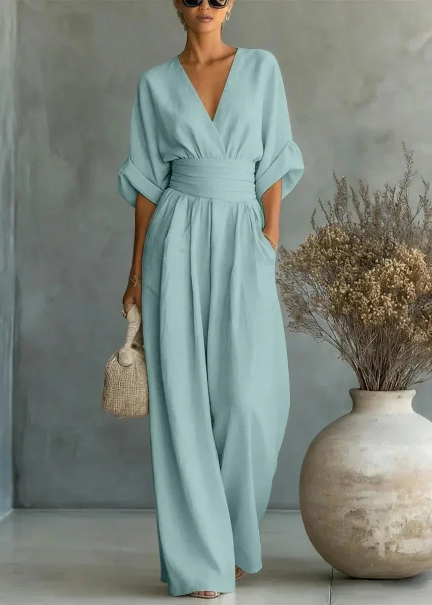 Sienna | Classic V-neck Jumpsuit