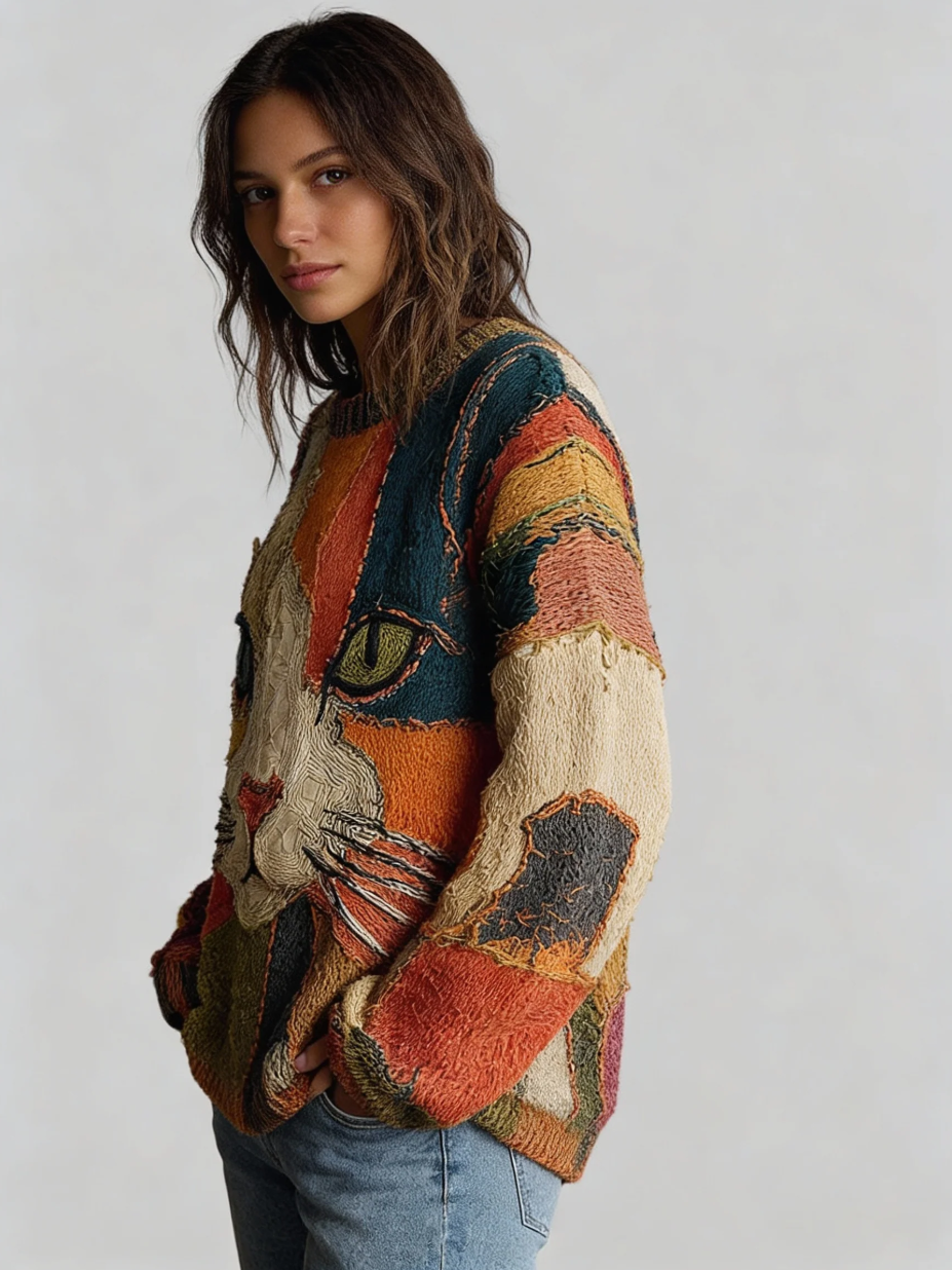 Zaira | Artistic Sweater