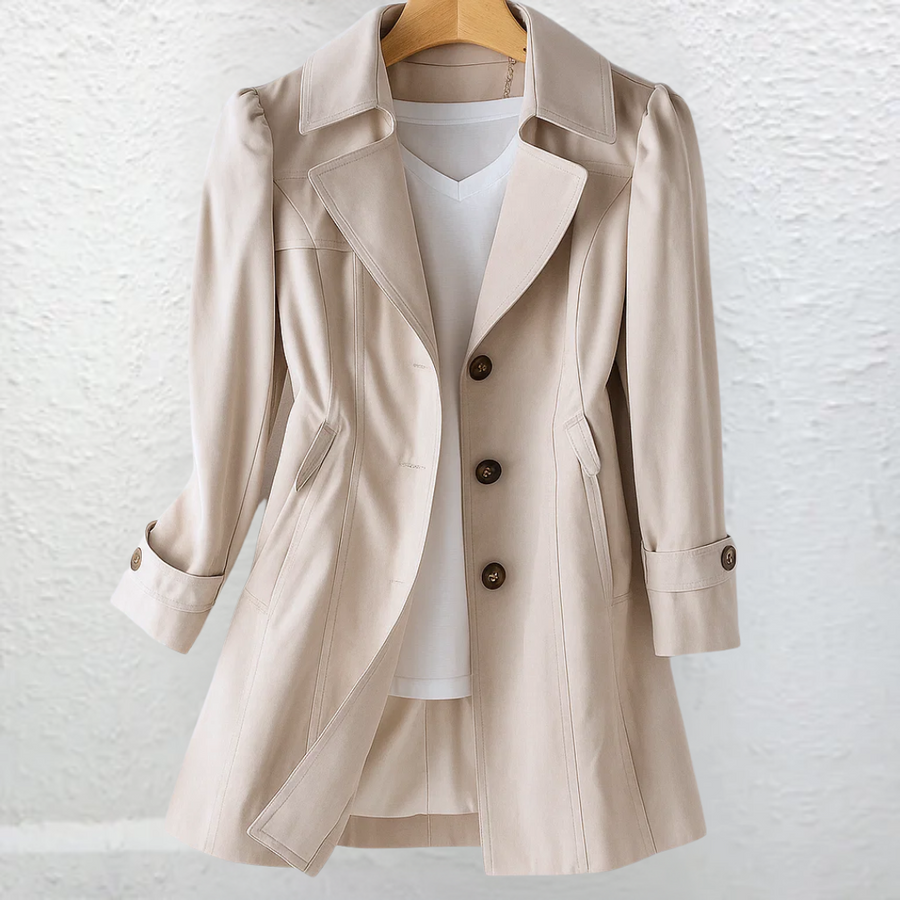 Katarzyna – Elegancki płaszcz w stylu vintage