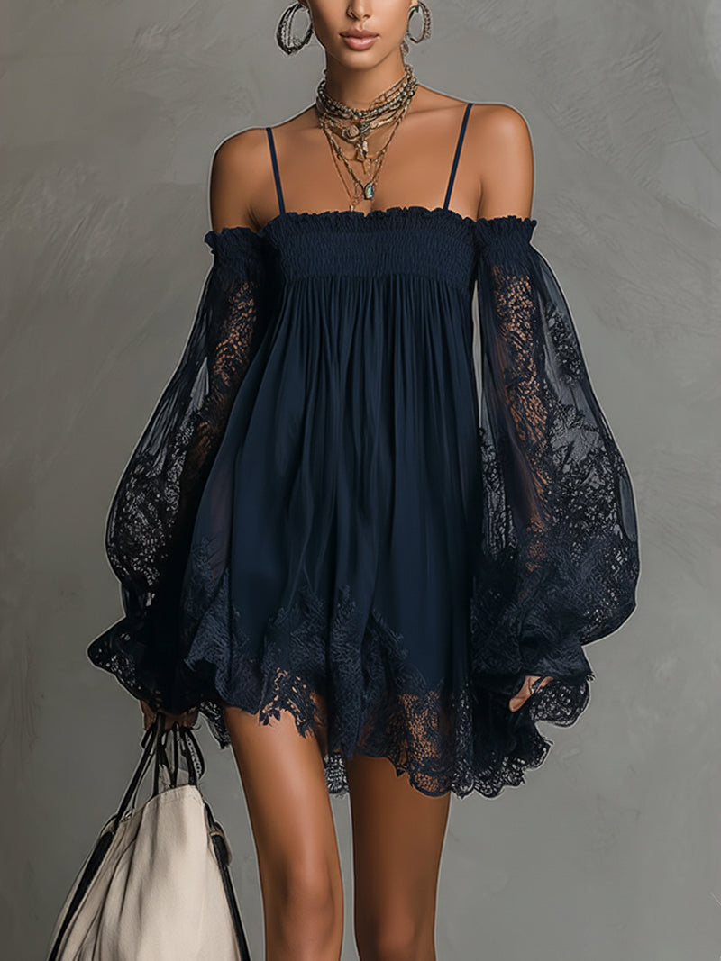 Lorena | Off Shoulder Lace Dress