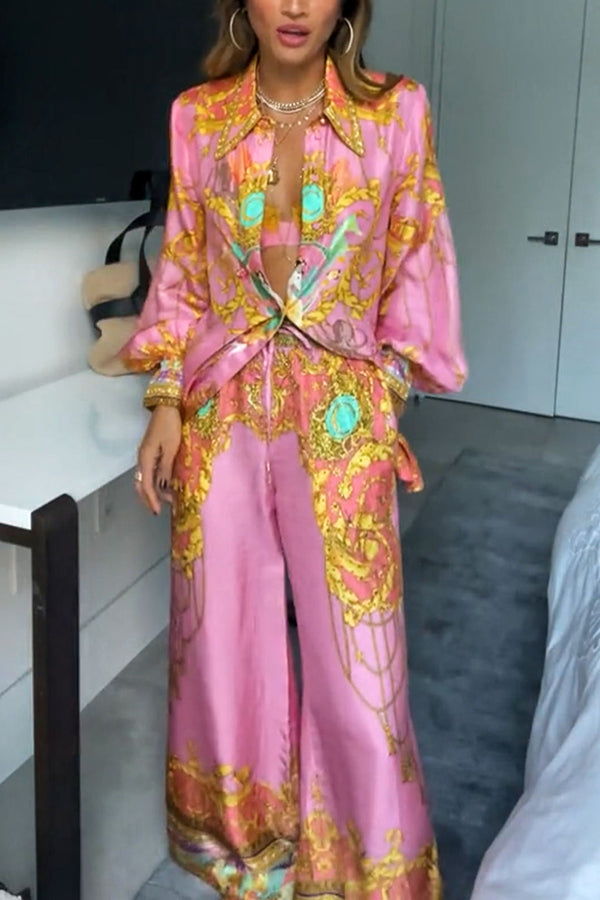 Zafira | Luxury Printed Loungewear Set