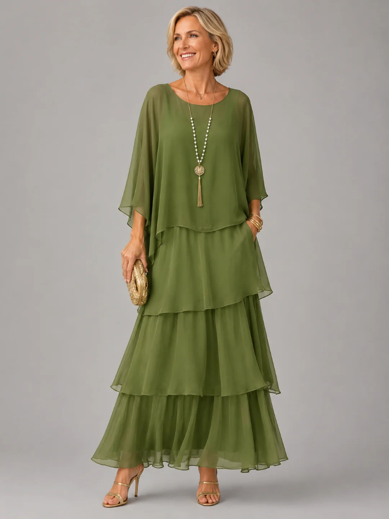 Matilda | Elegancka Zwiewna Sukienka Maxi