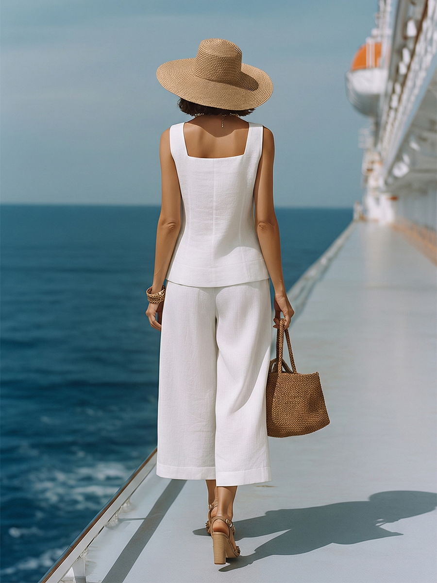 Claire | Elegant Top and Trousers Set