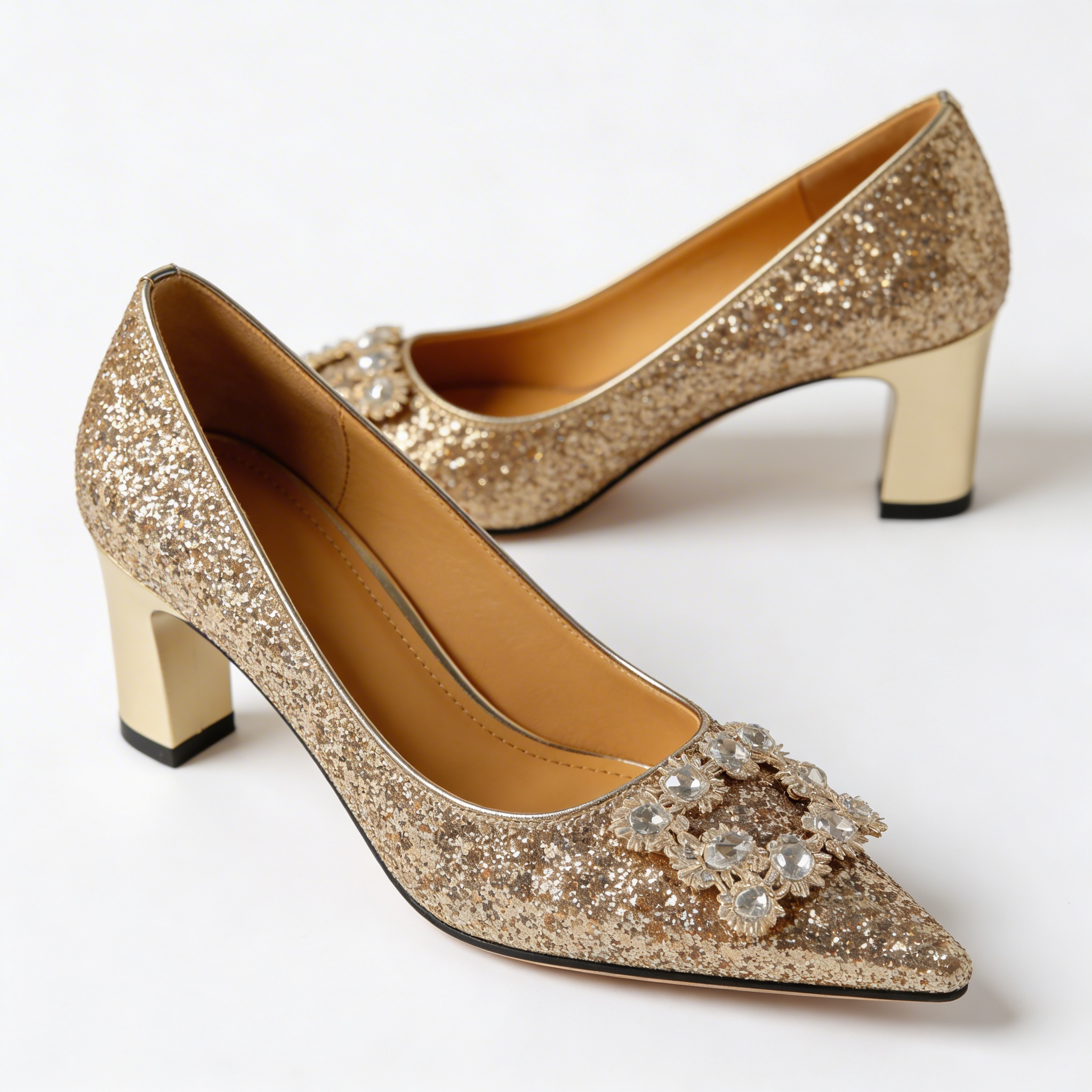 Magdalena | Glitter Orthopedic Pumps