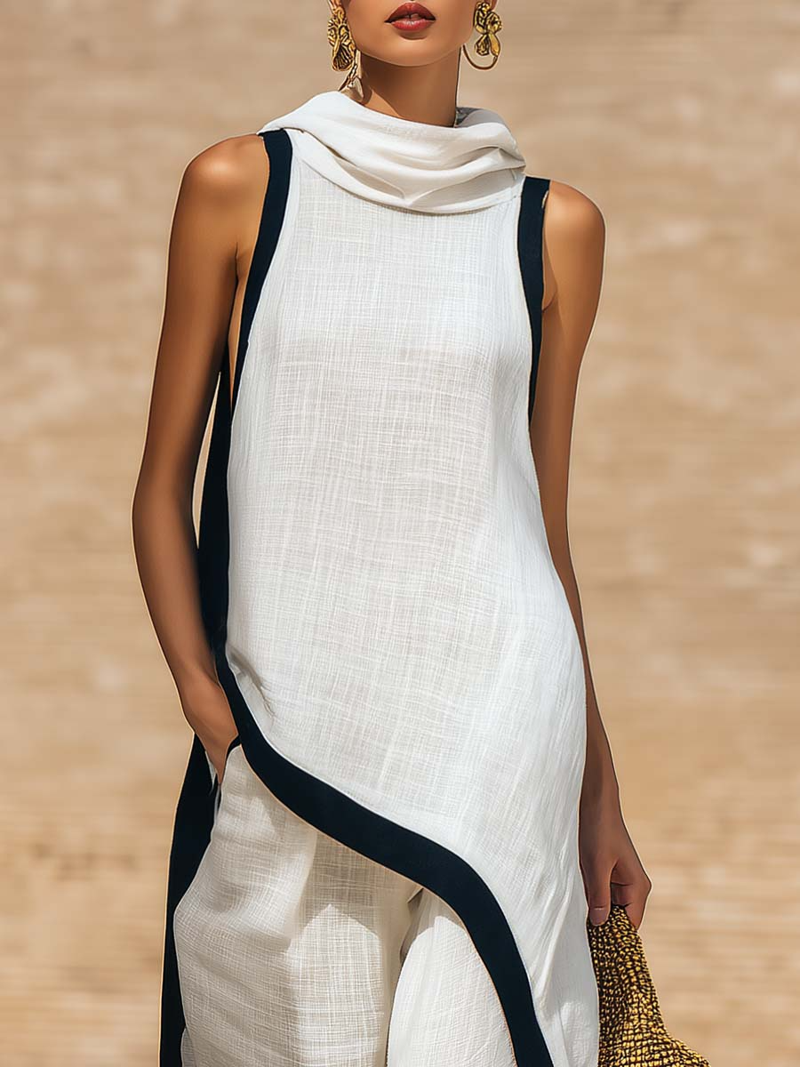Amara | Artistic Set with Asymmetrical Cut