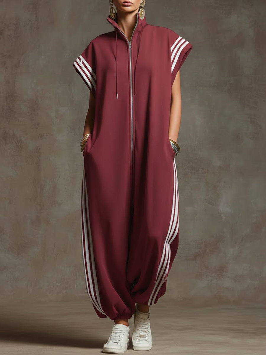 Noémie | Loose High Neck Jumpsuit