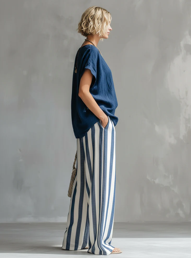 Sienna | Striped two-piece set