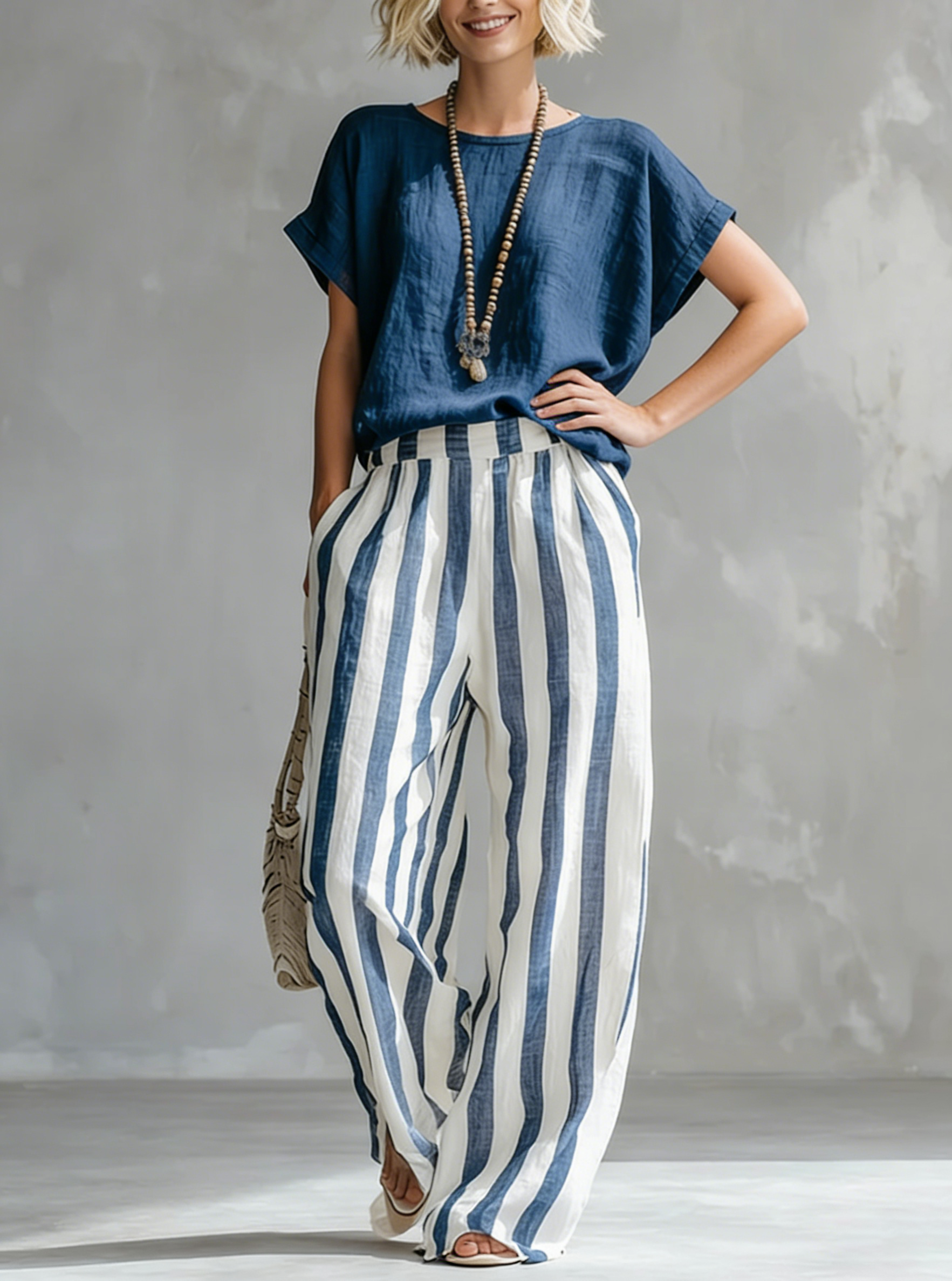 Sienna | Striped two-piece set