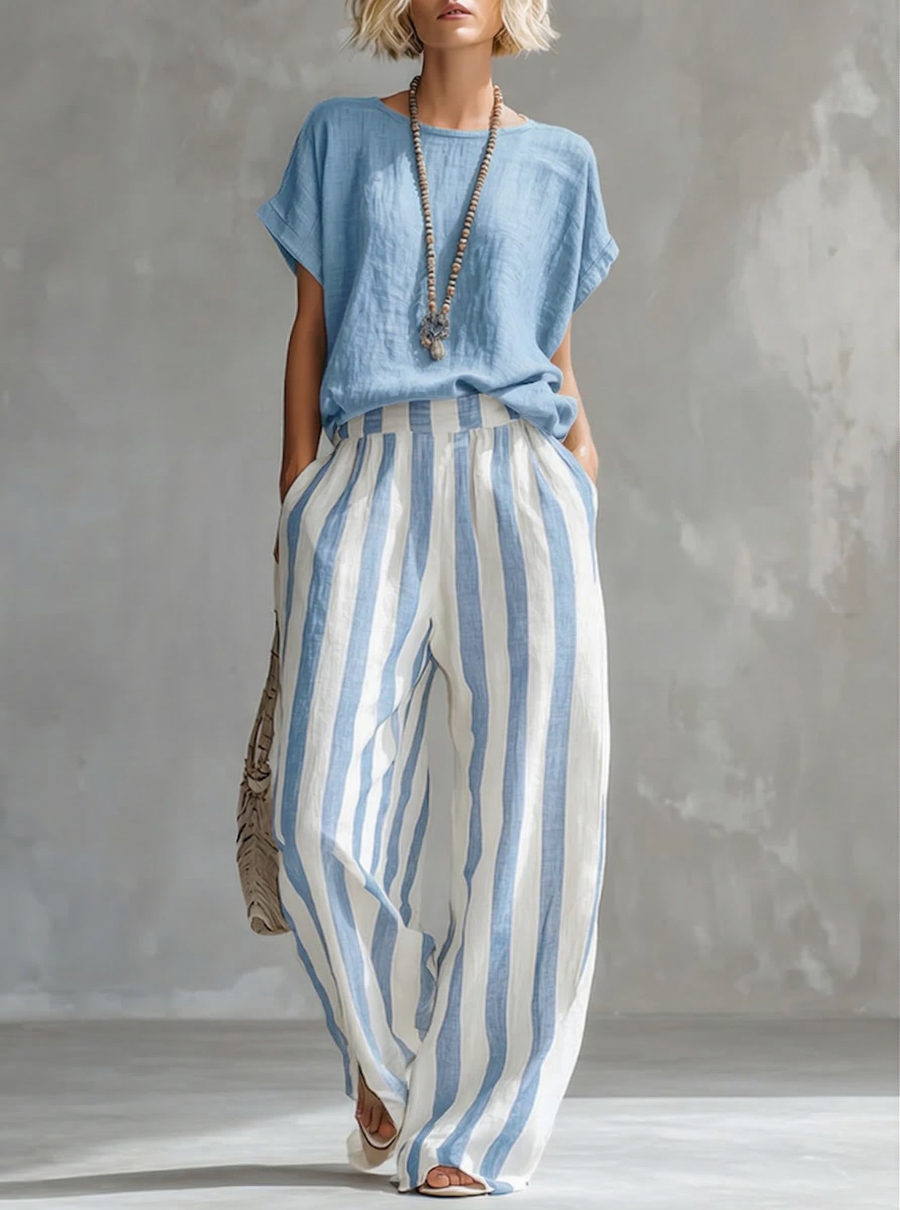 Sienna | Striped two-piece set