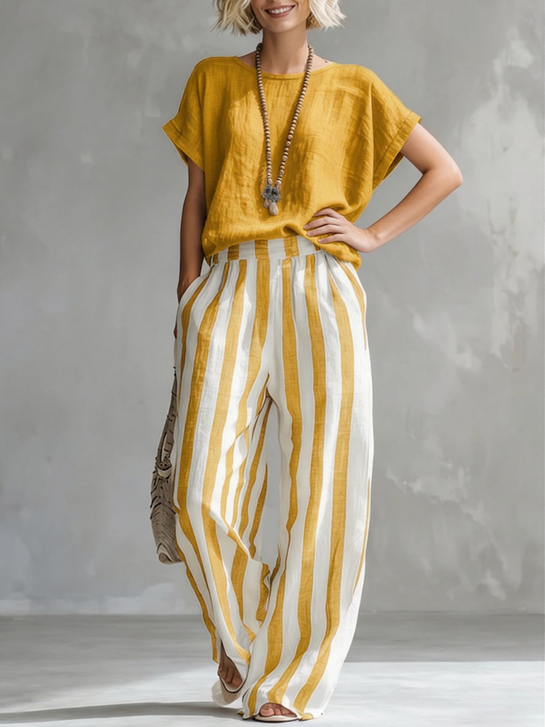 Sienna | Striped two-piece set