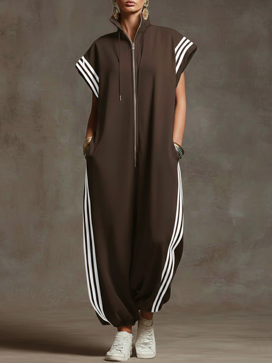 Noémie | Loose High Neck Jumpsuit